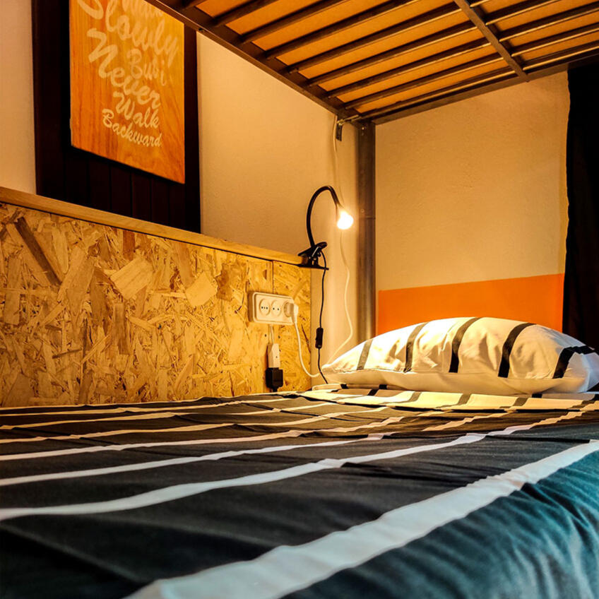 mixed bedroom